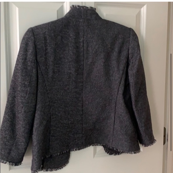 Ann Taylor Petite Fringe Blazer - Picture 3 of 5